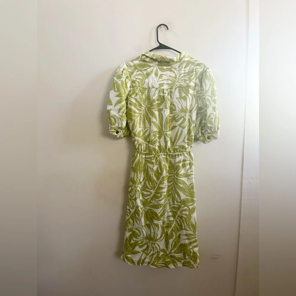 Rachel parcell palm‎ printed dress large